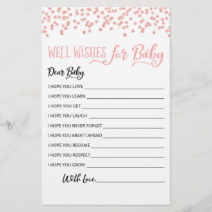 Papier Wives for Baby Game Baby shower Party jeu