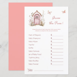 Papier Woodland Fairies Baby shower rose Devis