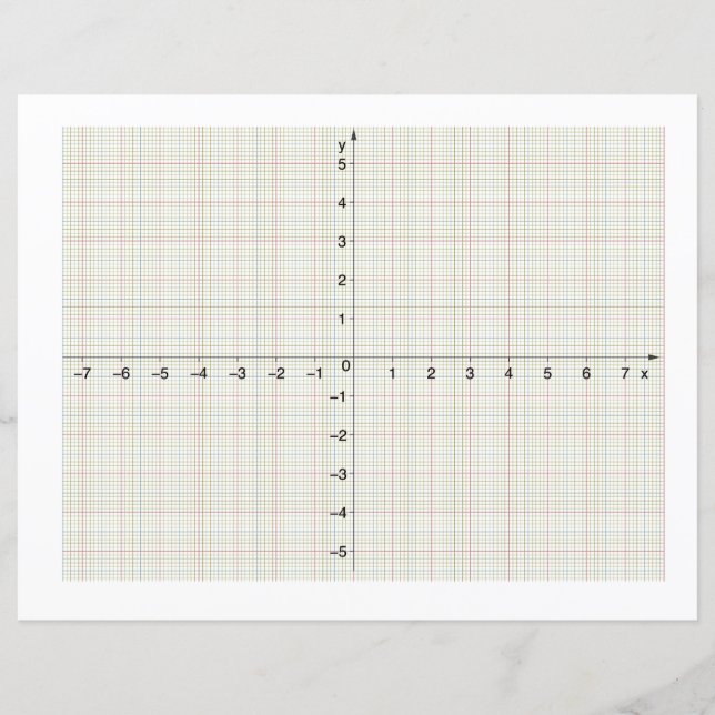 Papier X Y Coordonnées Système Algebra Math Algebraic (Devant)