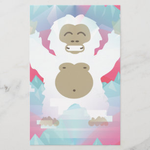 Papier yeti rose