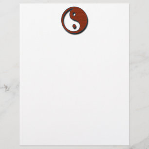 Papier Yin Yang par Shirley Taylor Letterhead