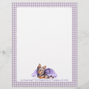 Papier Yorkshire Terrier Yorkie Angel