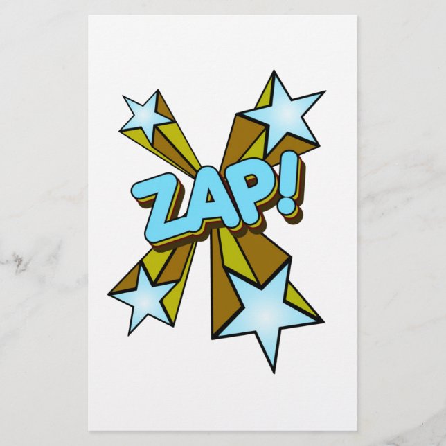 Papier Zap, Zing, Boum ! (Devant)