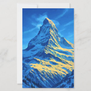 Papier Zematt Matterhorn Suisse