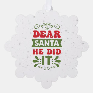 Papier Zierkarte-lustige Weihnachtsartikel. Ornament Karte