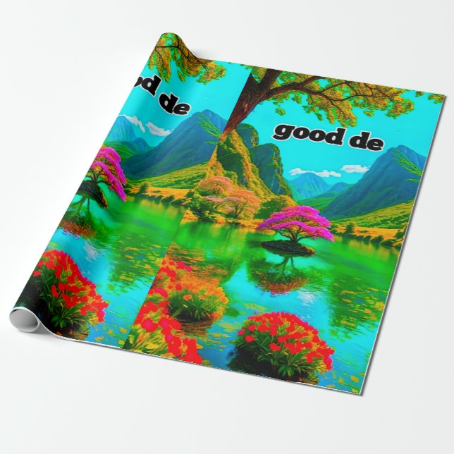 Papierabschluss: Matte Wrapping Paper Geschenkpapier (Ungerollt)