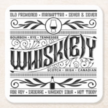 PapierBar-Untersetzer: Whisky/Whisky