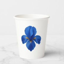 Papierbecher - Blaue Schwertlilie