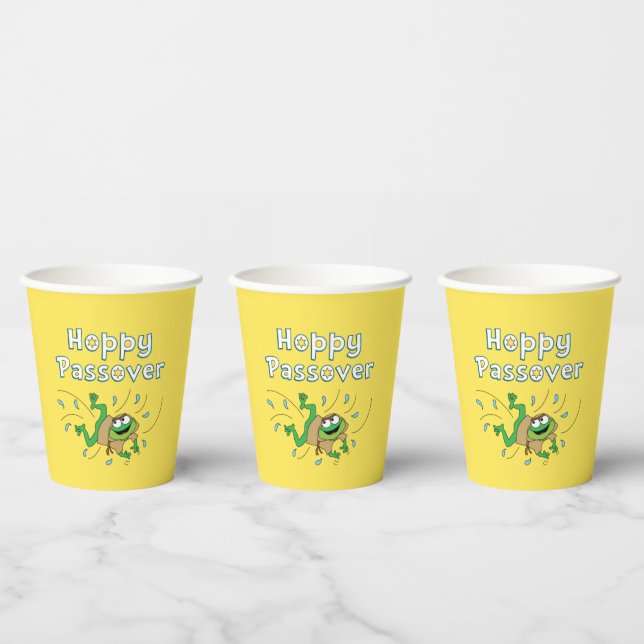 Papierbecher "Passover Frog" 250 ml (Multi)
