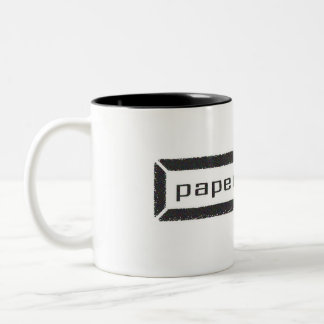 Papierbeschwerer-Tasse Zweifarbige Tasse