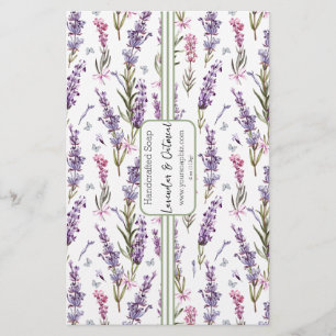 Papierblatt für die Verpackung von Lavendel- und F