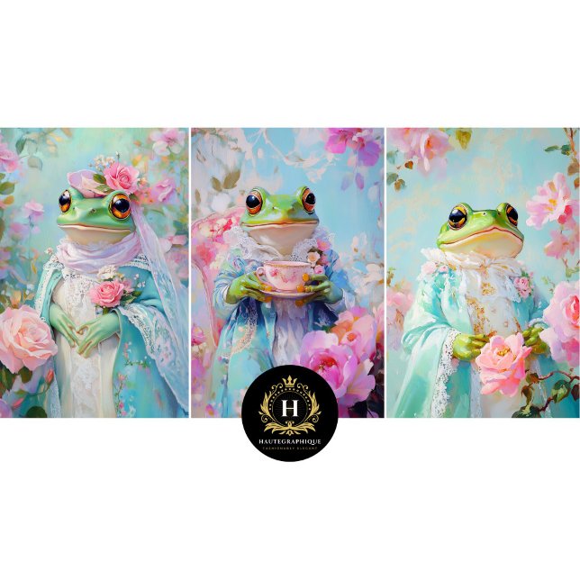 Papierblätter für Froschfräse Geschenkpapier Set (Von Creator hochgeladen)