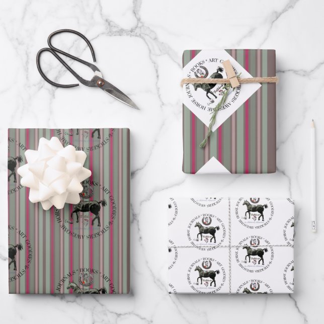 Papierblätter für meine Marke Geschenkpapier Set (Vorderseite)