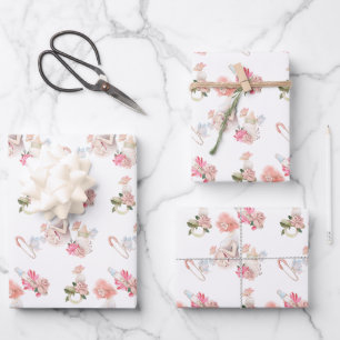 Papierblätter für Schwangerschaftsabbrüche Geschenkpapier Set