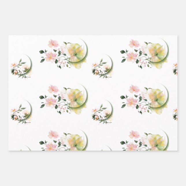 Papierblätter Geschenkpapier Set (Vorderseite 2)