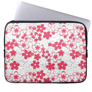Papierblumen Laptopschutzhülle