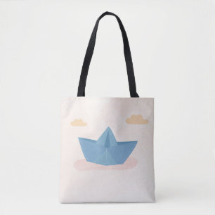 Papierboot-Tasche – Minimales & süßes Design Tasche