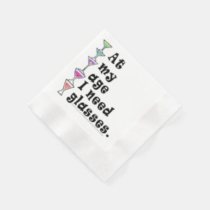 PAPIERcocktail-SERVIETTEN - an meinem Alter Serviette