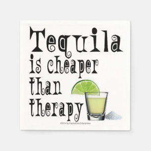 PAPIERcocktail-SERVIETTEN, TEQUILA-BILLIGERE Serviette