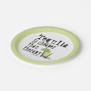 PAPIERCOCKTAIL-TELLER - TEQUILA-THERAPIE PAPPTELLER