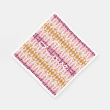 Papierdesigner Napkin mit Aquarellmuster