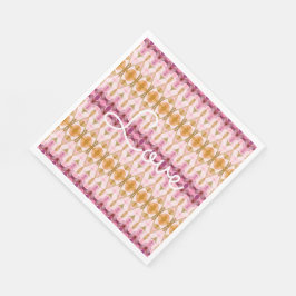Papierdesigner Napkin mit Aquarellmuster Serviette