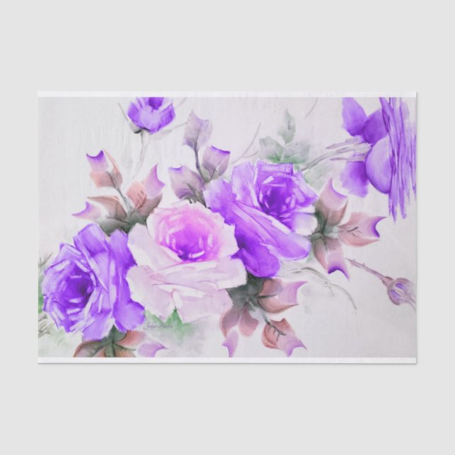Papiere für Lila Rose Seidenpapier (Vorderseite)
