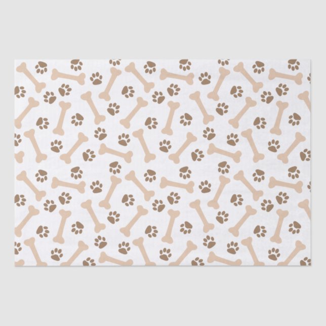 Papiere zum Wrappen von Knochen Seidenpapier (Vorderseite)