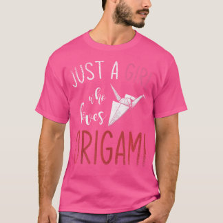Papierfalten Art Origami Master Girls Origa T-Shirt