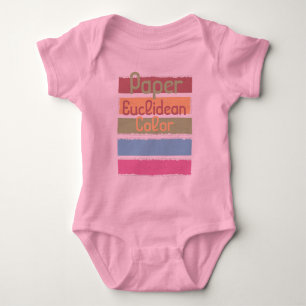 Papierfarbe Baby Strampler