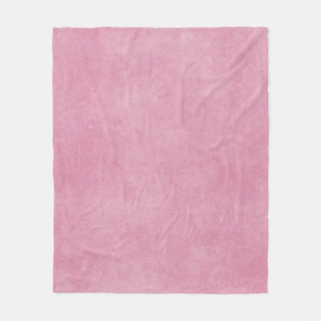 Papierfeder mit rosa Rose Fleecedecke (Vorderseite)