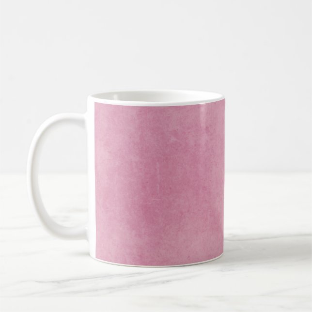 Papierfeder mit rosa Rose Kaffeetasse (Links)