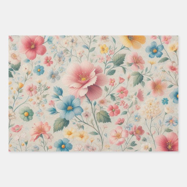 Papierfett Geschenkpapier Set (Vorderseite)