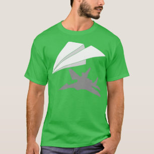 Papierflieger für Männer Papierflieger für Flugzeu T-Shirt