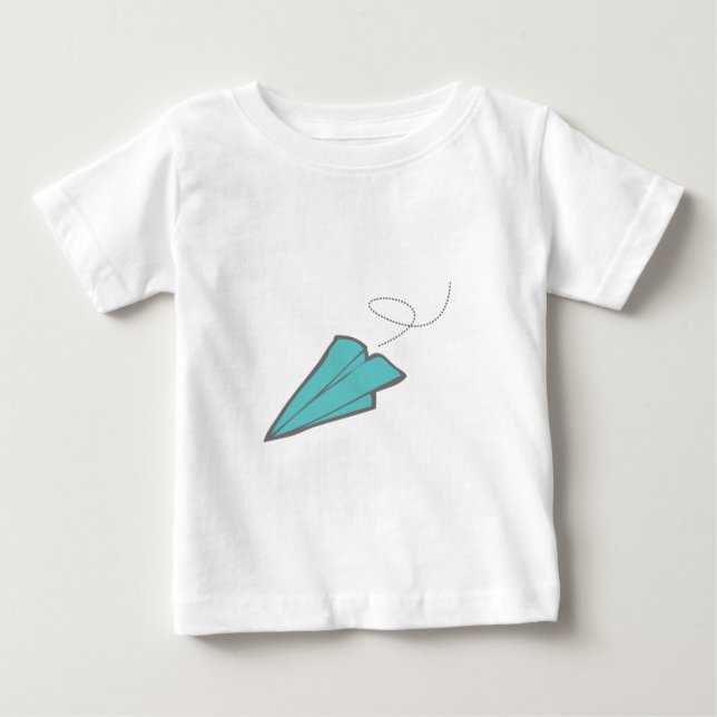 Papierflugzeug Baby T-shirt (Vorderseite)