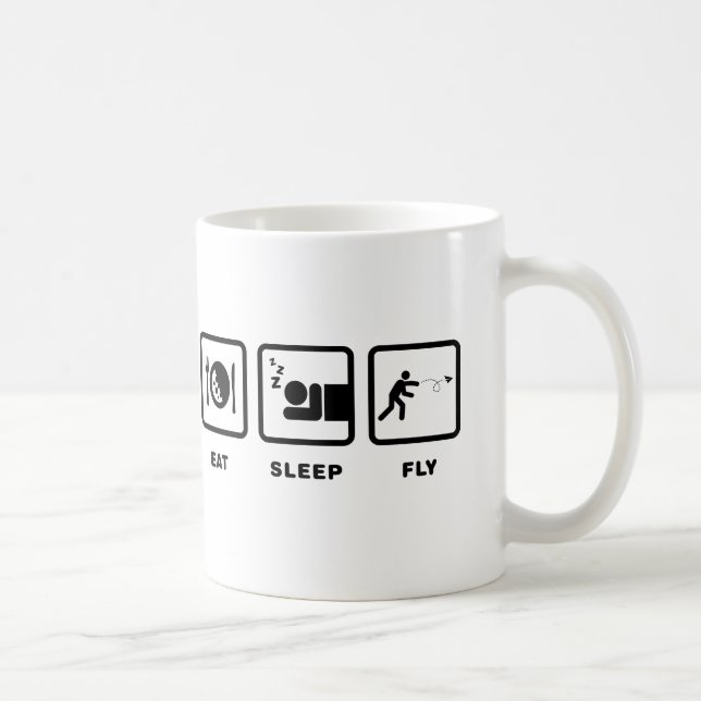 Papierflugzeug-Enthusiast Kaffeetasse (Rechts)