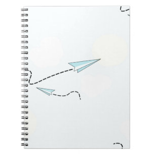 Papierflugzeuge Notizblock