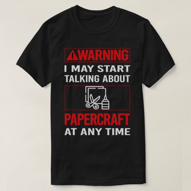 Papierfräsen für Red Warcraft T-Shirt (Design vorne)