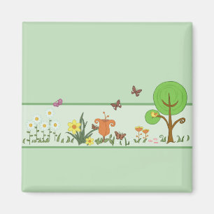 Papierfrühling Magnet
