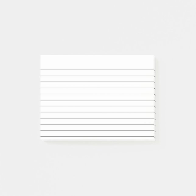 Papierführungen in den Notepad Post-it Klebezettel (Vorderseite)