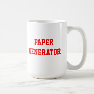 Papiergenerator-Tasse Kaffeetasse