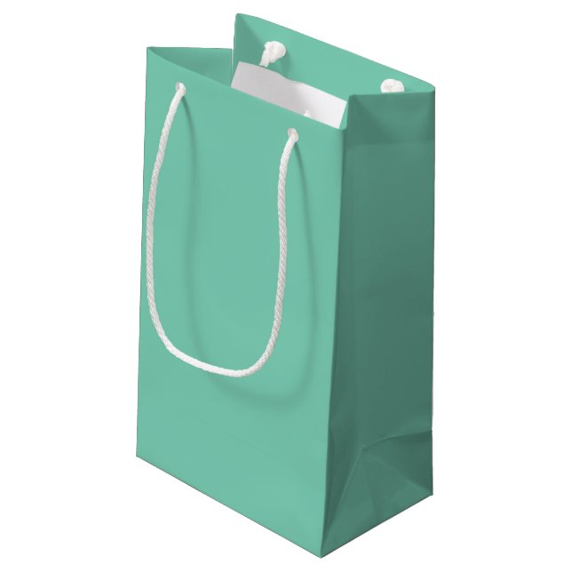 Papiergeschenktasche Kleine Geschenktüte (Rückseite Schrägansicht)