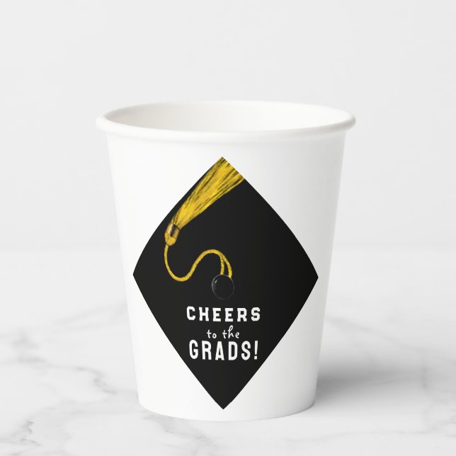 Papiergruppen der Graduierungspartei Pappbecher (Vorderseite)