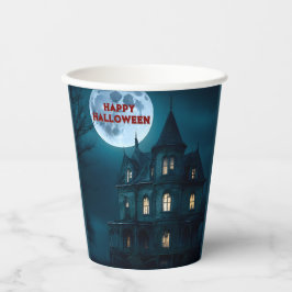 Papiergruppen für das Spuk Mansion-Halloween-Party Pappbecher