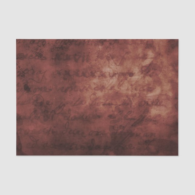 Papierhandschrift aus grauem Pergament Seidenpapier (Vorderseite)