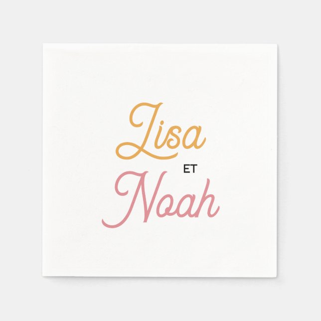 Papierhandtuch Serviette (Vorderseite)