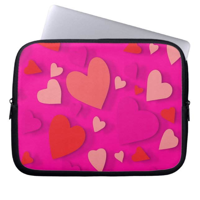 Papierherz 2 laptopschutzhülle (Vorderseite)