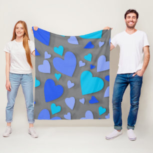 Papierherz 4 fleecedecke