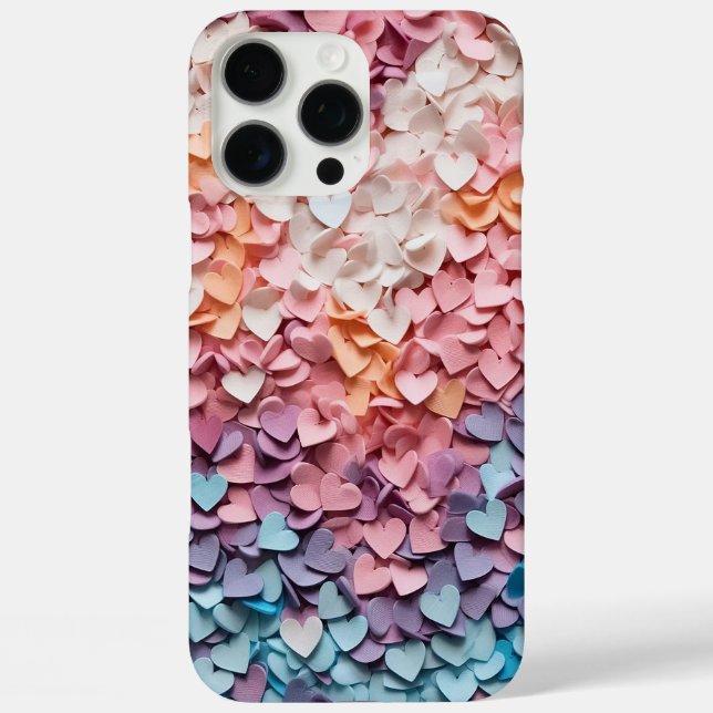 Papierherz iPhone 16 Pro Max Hülle (Rückseite)