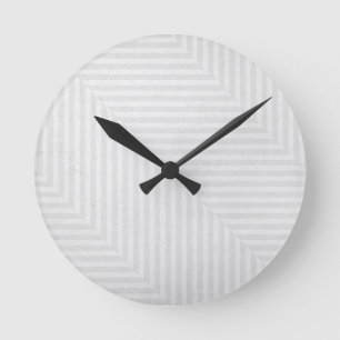 Papierhintergrund des gestreiften Musters Runde Wanduhr